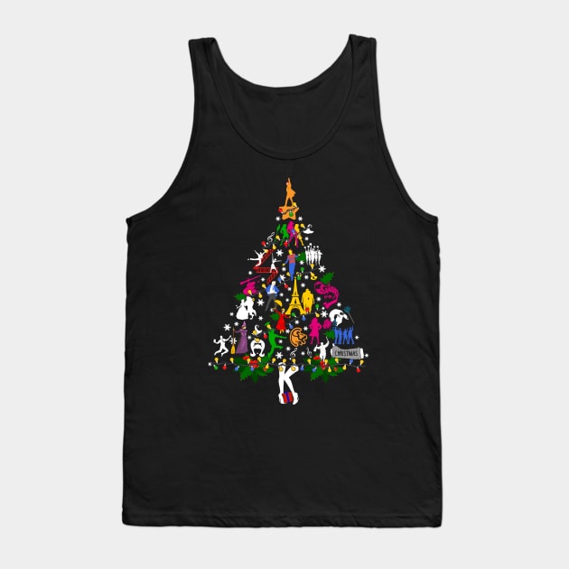 Ugly Broadway Christmas Tree Tank Top by KsuAnn